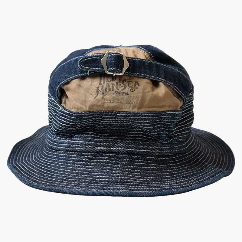 Kapital Den gamle mannen och havet har mörk indigo