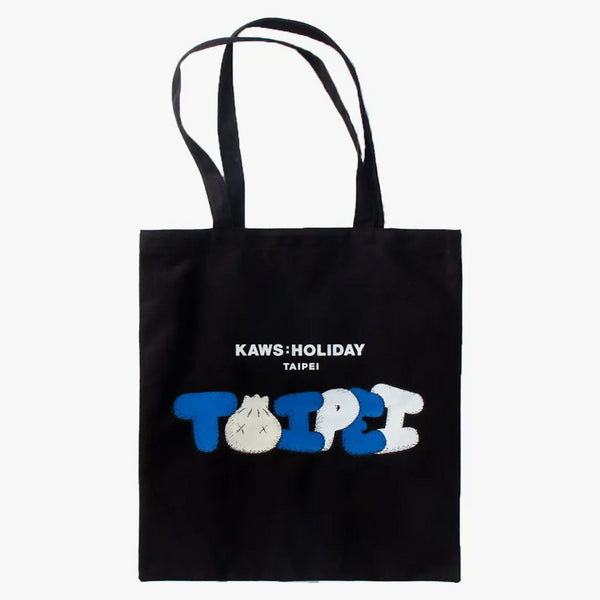 Kaws Holiday Limited Taipei Tote Bag Black/blue