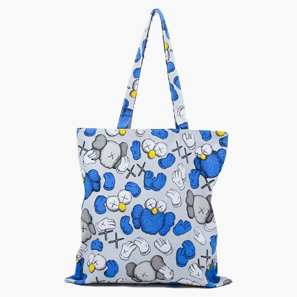 Kaws seing/watching pattern dead bag gray