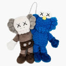 Kaws Seeing/watching Plush Keychain Grey/blue