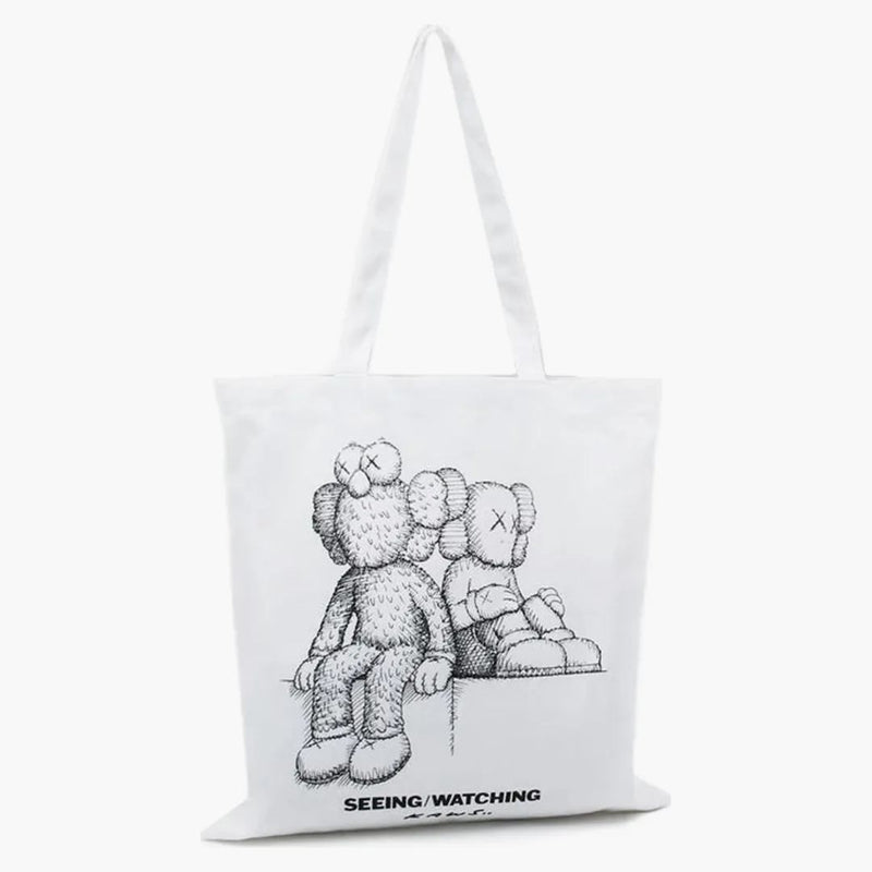 Kaws vidí/sledování skici mrtvé tašky bílé