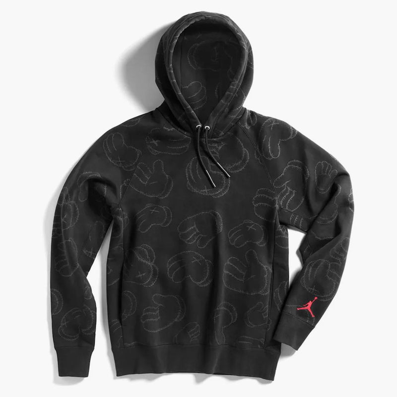 Kaws X Jordan Hooded Sweatshirt Black