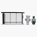 Kaws X Medicom Bus Stop Series Volume 3 Vinyl Toy Silver/Green