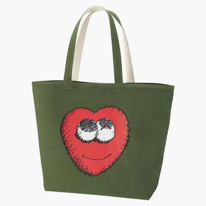 KAWS X UNIQLO HEARD Bag muerto aceituna