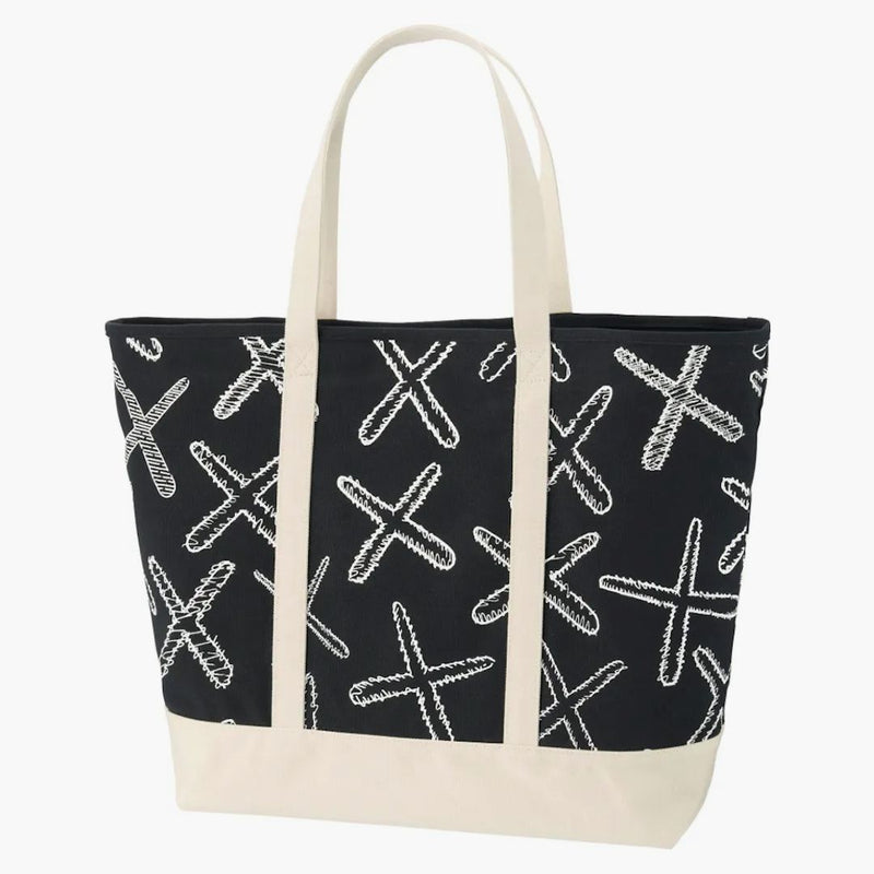 Kaws X Uniqlo X Logo Tote Bag Black