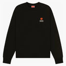Kenzo Boke Flower Crest Crewneck Sweatshirt Black