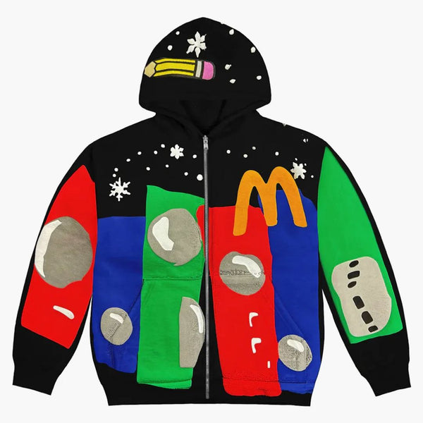 Kerwin Frost X Mcdonald's Cpfm Uptown Moe Zip Hoodie Black
