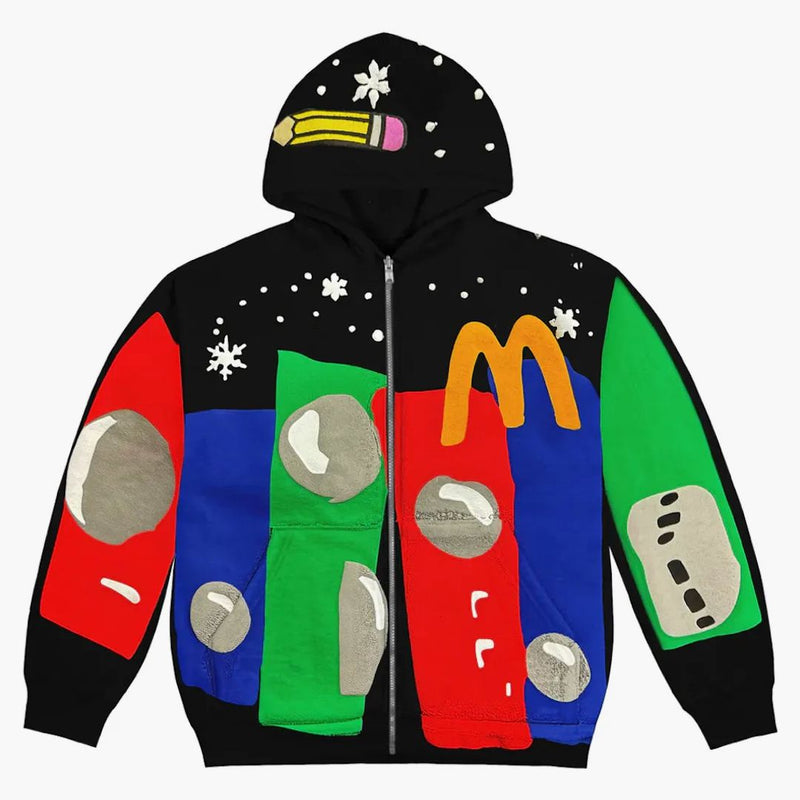 Kerwin Frost X Mcdonald's Cpfm Uptown Moe Zip Hoodie Black