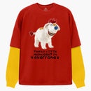 Kerwin Frost x McDonald's Sundae Thermal Warstwowa warstwowa koszula pomarańczowa