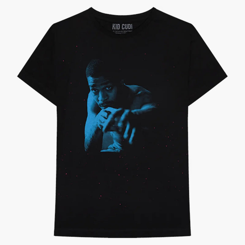 Kid Cudi Blue Photo T-Shirt Black