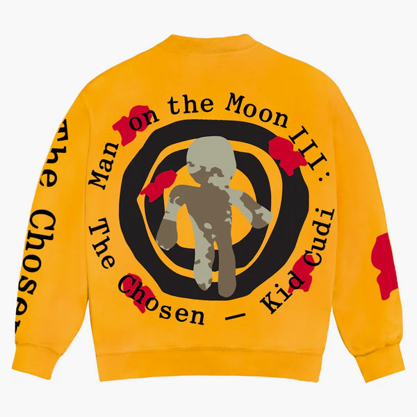 Kid Cudi Cpfm For Motm Iii Beautiful Trip Crewneck Yellow