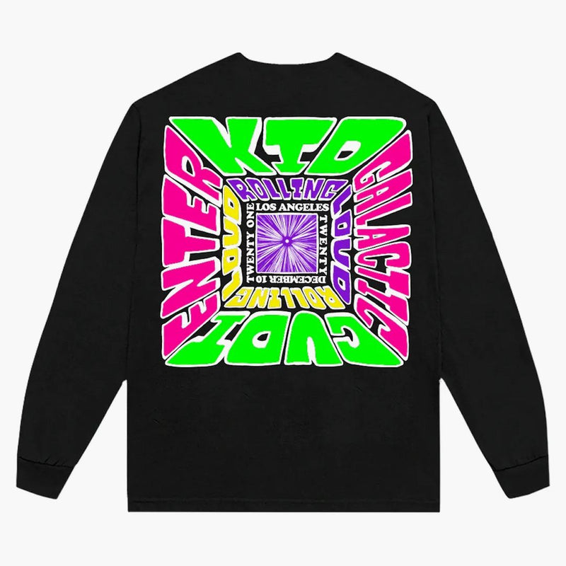 Kid Cudi Energalactic Live L/S tričko černé