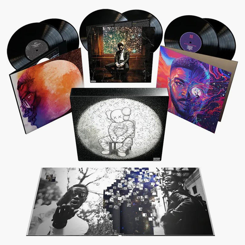 Kid Cudi x Kaws Motm Man On The Moon trilogie Vinyl Box Set