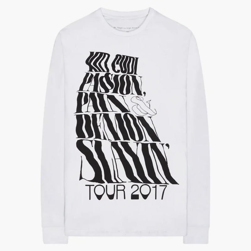 Kid Cudi X Virgil Abloh Mr. Rager II Longsleeve White