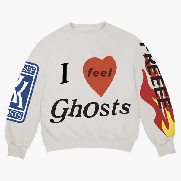 Dzieci widzą duchy freeeee crewneck bluza duch