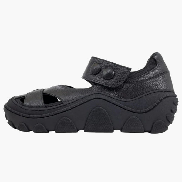 Kiko Kostadinov Hybrid Sandal Black Soot
