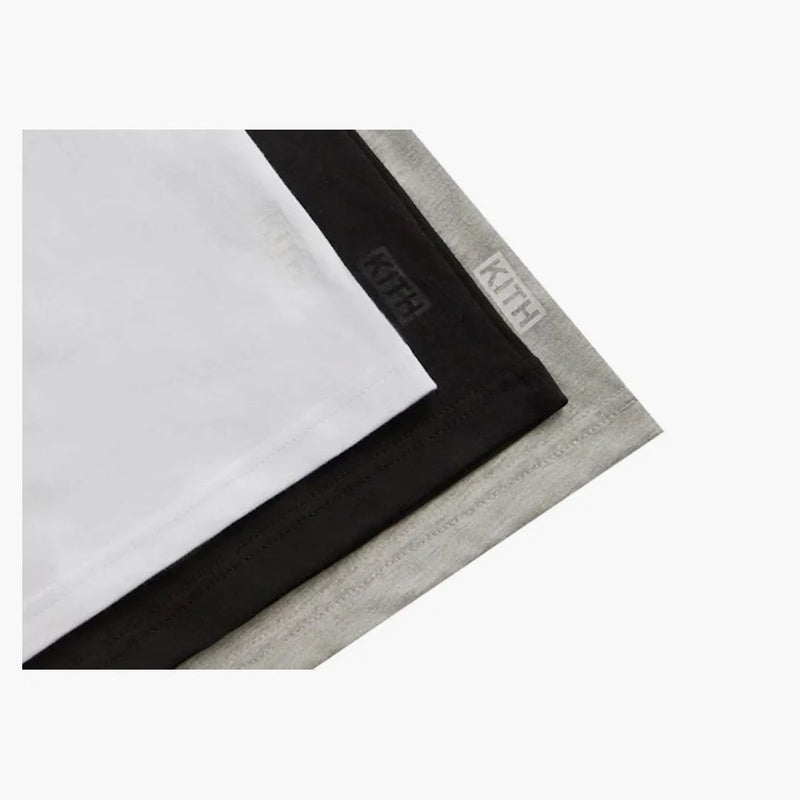 Kith 3 Pack Undershirt White/heather Grey/black