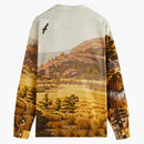Kith Amnh Landscape Long Sleeve Camp Collar Shirt White