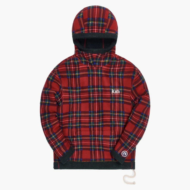 Kith Adrian Sherpa Hoodie Red/multi