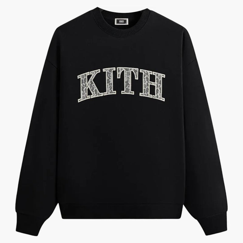 Kith Arched Lace Nelson Crewneck Black