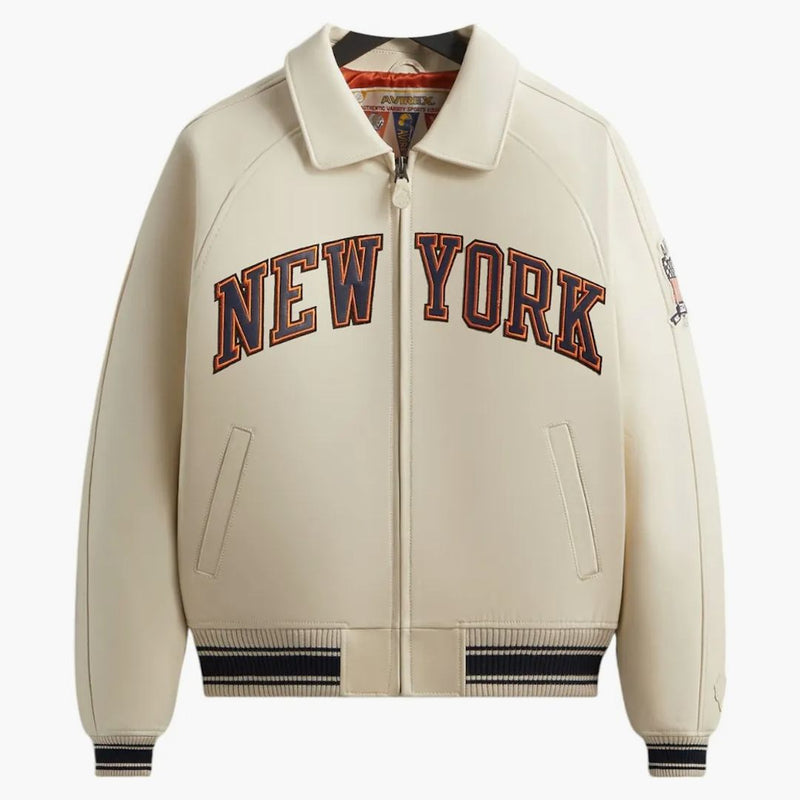 Kith Avirex The New York Knicks Icon Jacket Sandrift