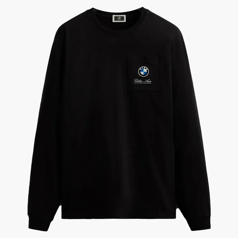 Kith Bmw Elektro Auto Long Sleeve Pocket Tee Black