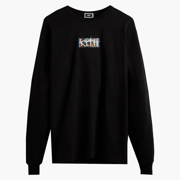 Kith B Robert Moore Classic Logo L/s Tee Black