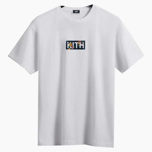 Kith Begonia Floral Classic Logo Tee White