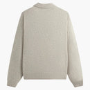 Kith Boucle Harmon Rugby Pullover Sweater Light Heather Grey