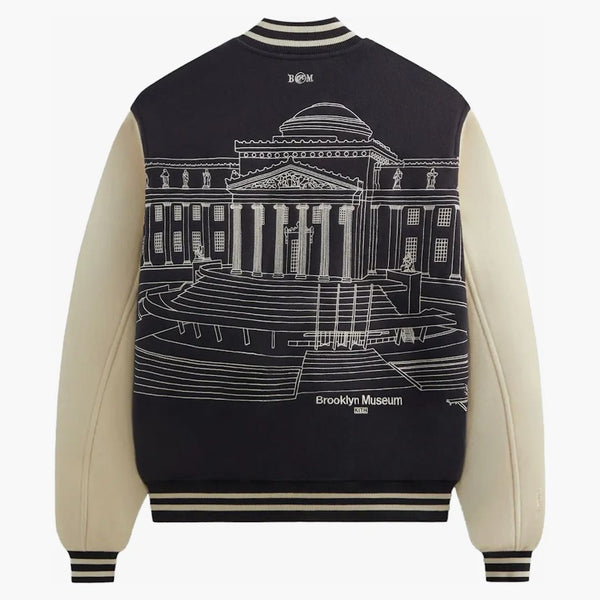 Kith Brooklyn Museum Wool Varsity Jacket Ink