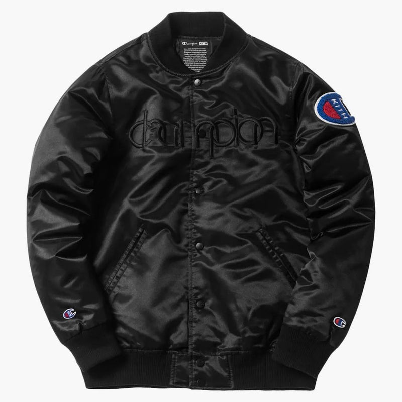 Kith Champion Baseball Jacket Black
