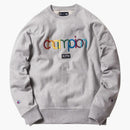 Kith Champion Double Logo Crewneck Heather Grey