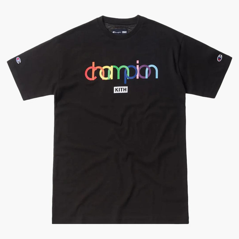 Kith Champion Double Logo Tea Black