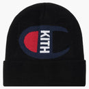 Kith Champion Intarsia Logo Beanie Black