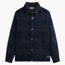 Kith Chenille Plaid Brixton Puffed Shirt Jacket Nocturnal