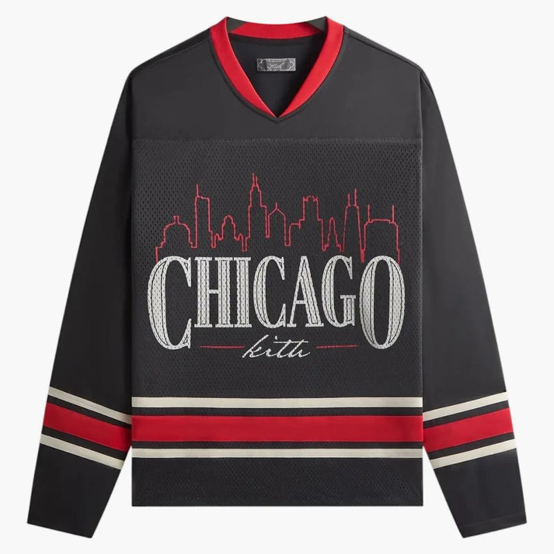 Kith Chicago Long Sleeve Malik Jersey Black