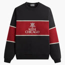 Kith Chicago Panelled Nelson Crewneck Black