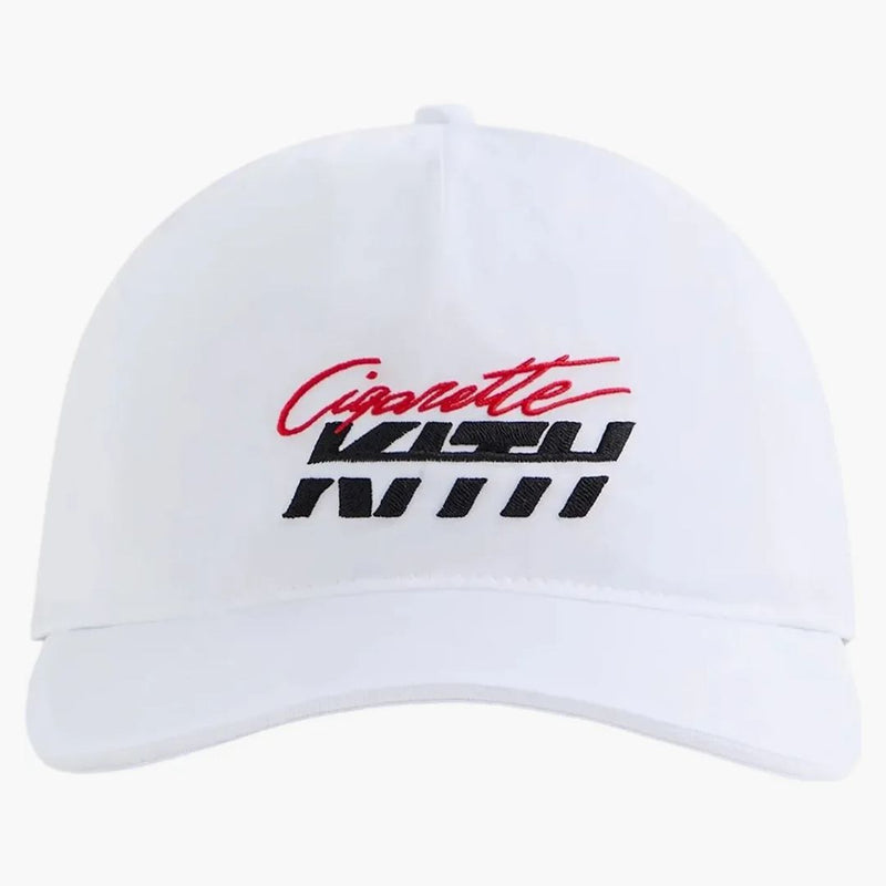 Kith Cigarrillo de cigarrillos Nylon Bay Speed Low Pinches de corona snapback blanco