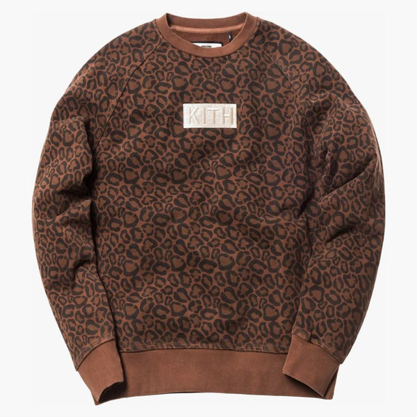 Kith Classic Logo Crewneck Cheetah