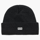Kith Classic Logo Knit Beanie Black