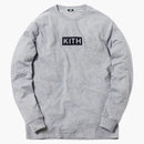 Kith Classic Logo L/s Tee Heather Grey