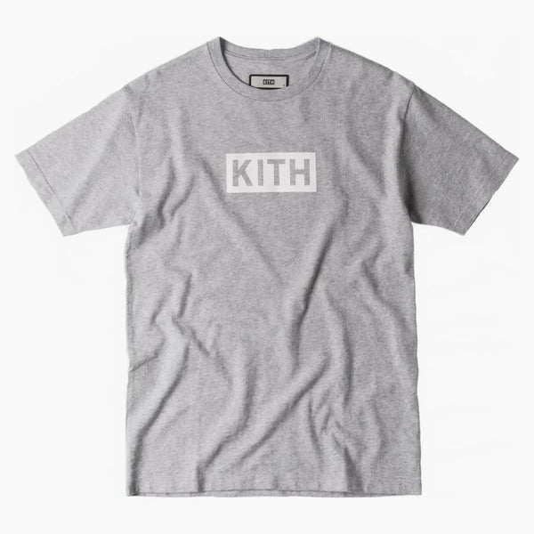 Kith Classic Logo Tee Heather Grey