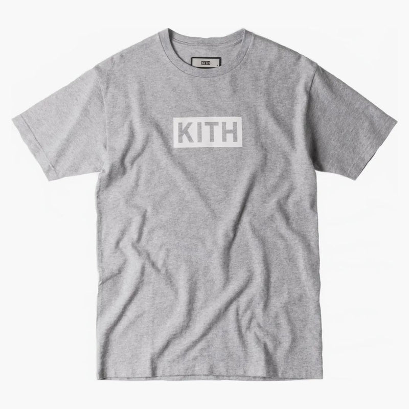Kith Classic Logo Tee Heather Grey