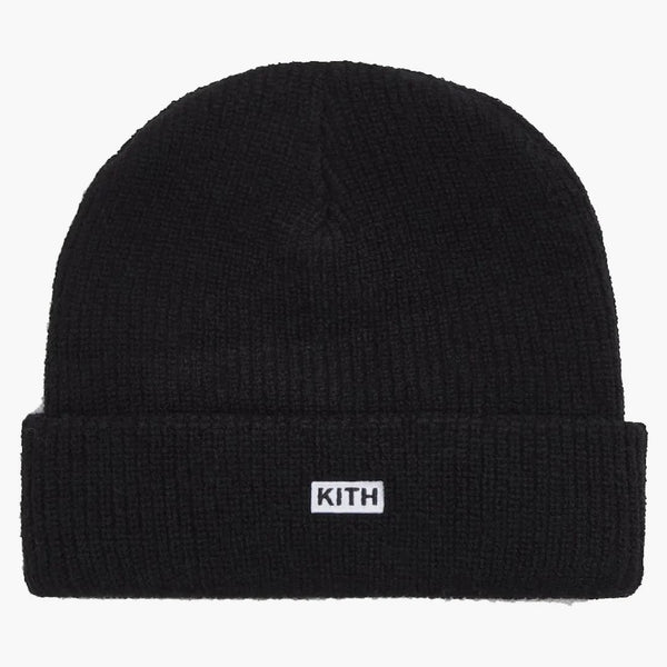 Kith clásico rib gorro negro