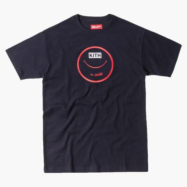 Kith Coca Cola Smile with Coke Tea Navy