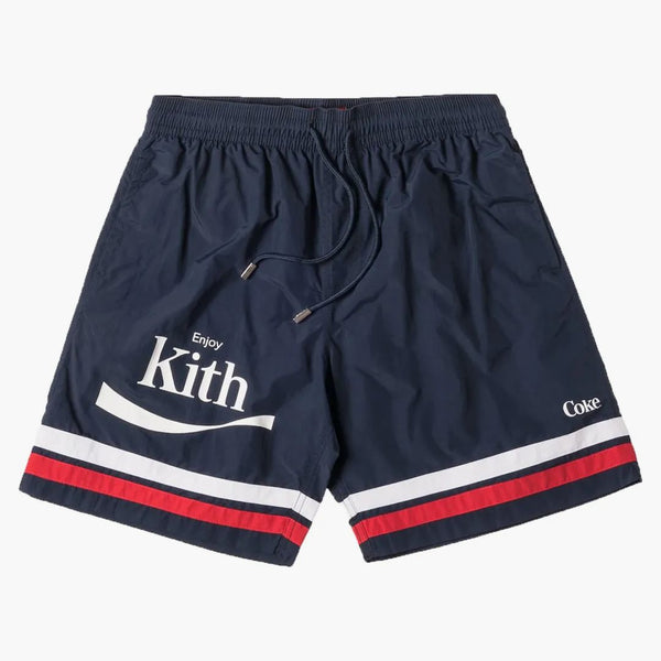 Kith Coca Cola Tilden Swim Trunk Navy