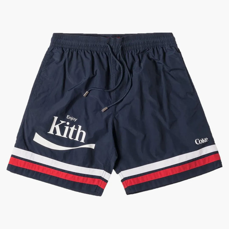Kith Coca Cola Tilden Swim Trunk Navy
