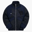 Kith Colorblocked Sateen Bomber Navy