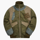 Kith Colorblocked Sateen Bomber Olive