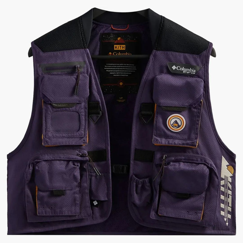 Kith Columbia Henrys Fork V Chaleco Cyber ​​Purple